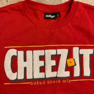 Kelloggs CHEEZ-IT sweater Women XL Good condition